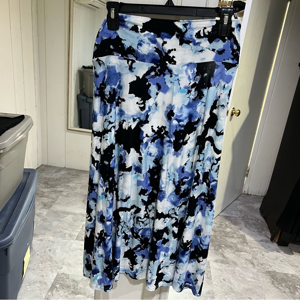 Tie dye blue skirt